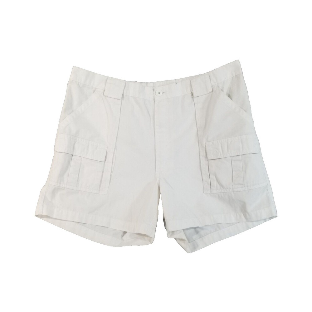 Weekender‎ cargo hiking shorts men's 42 x 5 white comfort waist outdoor flawed